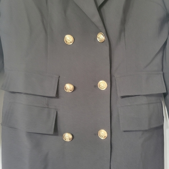 Rani Paris Women's Black Jacket with Gold Buttons Size XL - Picture 8 of 8